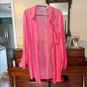 Pink Button Down Shirt